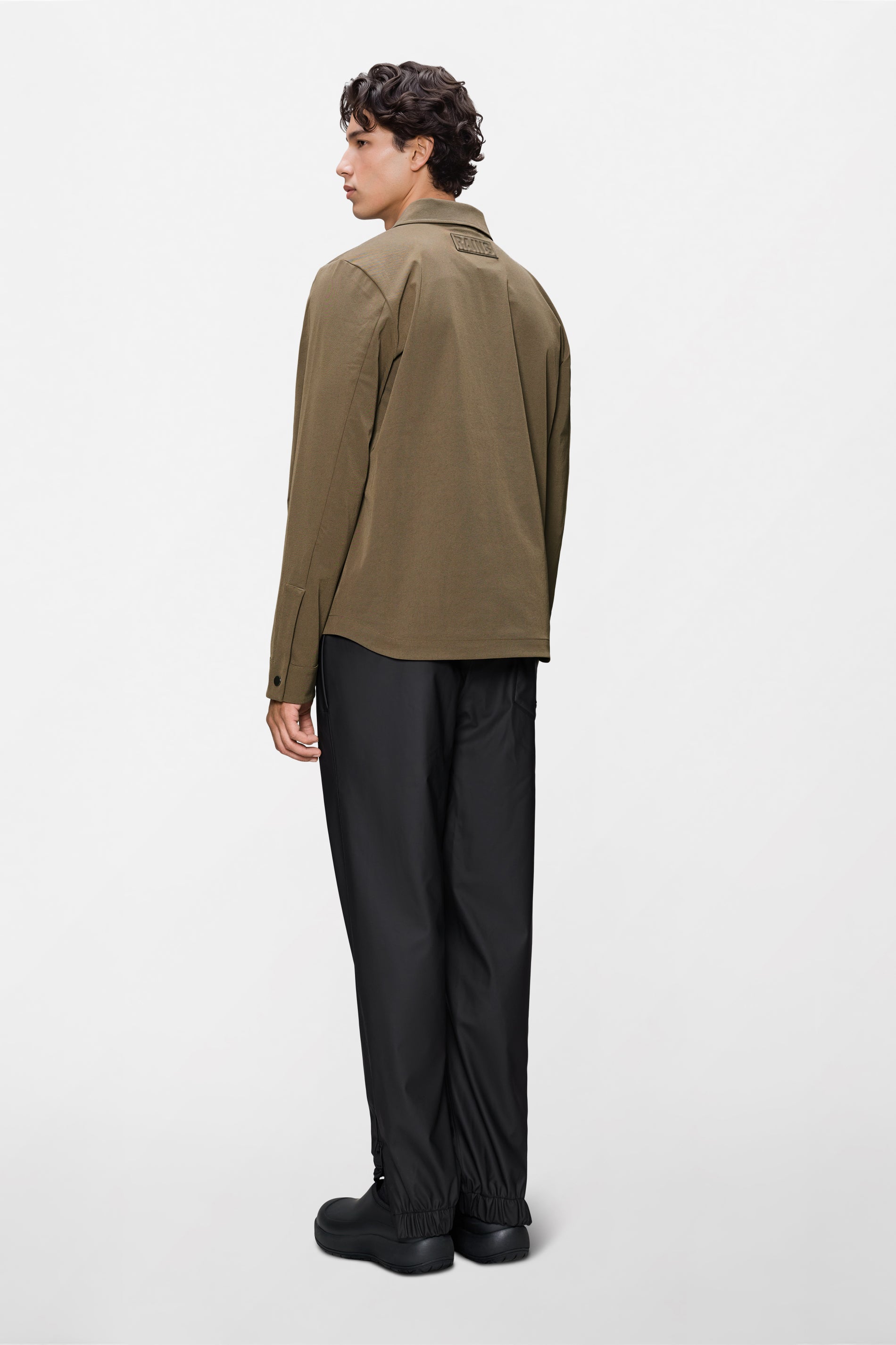 RAINS Tech Woven Overshirt Splinter Long Sleeve
