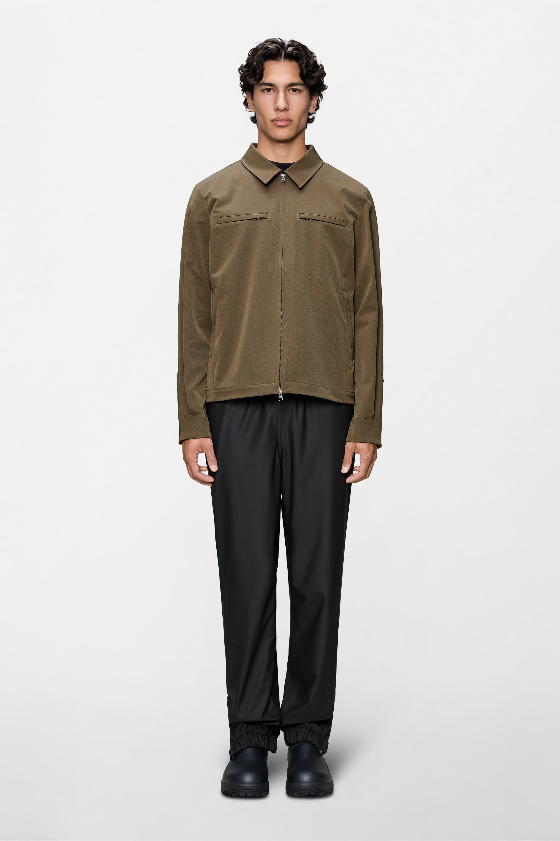 RAINS Tech Woven Overshirt Splinter Long Sleeve